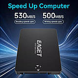 SSD диск EAGET 1TB 2.5" SATA III 530MB/s 500MB/s для ноутбуків і ПК – внутрішній твердотільний накопичувач, фото 8