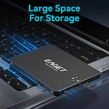SSD диск EAGET 1TB 2.5" SATA III 530MB/s 500MB/s для ноутбуків і ПК – внутрішній твердотільний накопичувач, фото 6