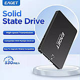 SSD диск EAGET 1TB 2.5" SATA III 530MB/s 500MB/s для ноутбуків і ПК – внутрішній твердотільний накопичувач, фото 7