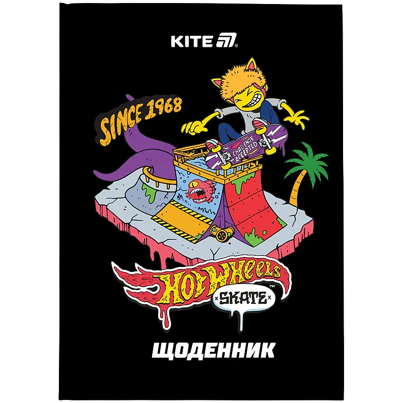 Щоденник шкільний Kite Hot Wheels HW25-262-2, фото 1