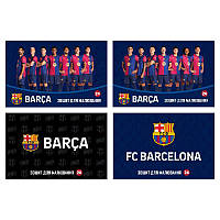 Альбом для малювання 24 аркуші скоба Kite FC Barcelona BC25-242, 71808