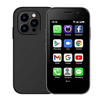 Мініатюрний смартфон Soyes XS15 Black 3" Android, 2 SIM, 2ГБ/16ГБ, компактний телефон для дітей і дорослих