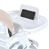 Стільчик дитячий для годування з регульованою спинкою El Camino ME 1177 STEADY Cream Beige Бежевий, фото 10