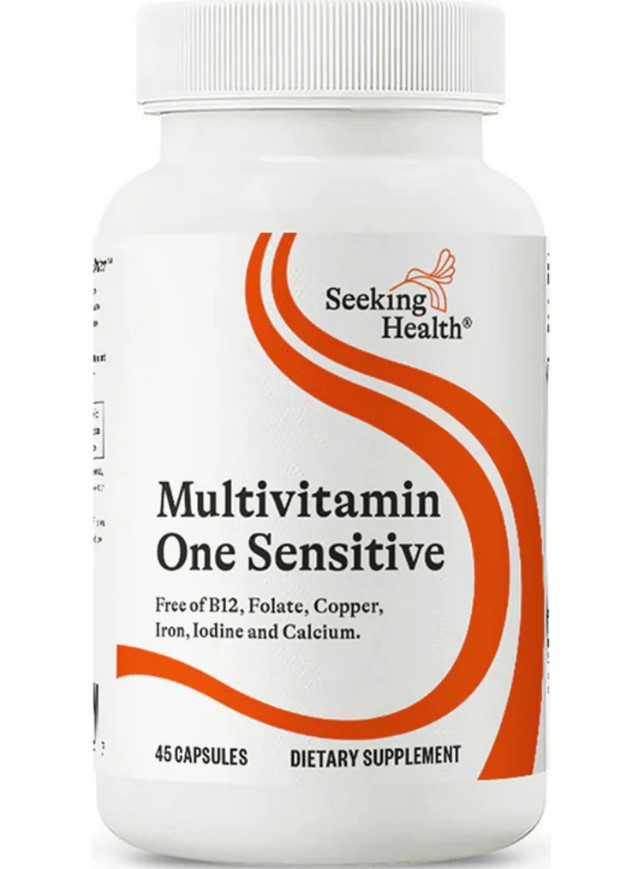 Seeking Health Multivitamin One Sensitive / Мультивітаміни для чутливих людей 45 капсул
