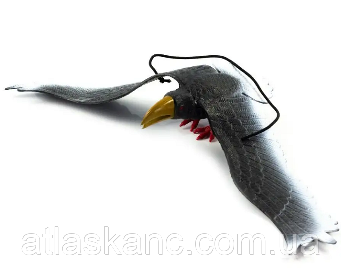 Іграшка Гумова на підвісі Ворон 36 см 11532, фото 1