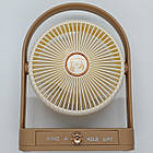 Настільний вентилятор з підсвічуванням «Have a nice day» - компактний міні-вентилятор на акумуляторі, фото 4