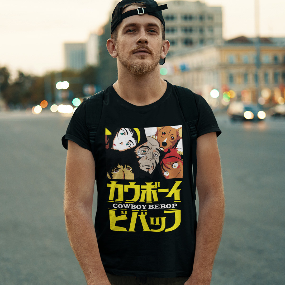 Футболка унісекс Cowboy Bebop XL чорний, фото 1