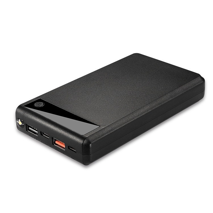 Корпус Power Bank Q6 6*18650/2USB/Type-C/microUSB/2А для виготовлення повербанку з ліхтариком