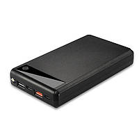 Корпус Power Bank Q6 6*18650/2USB/Type-C/microUSB/2А для виготовлення повербанку з ліхтариком