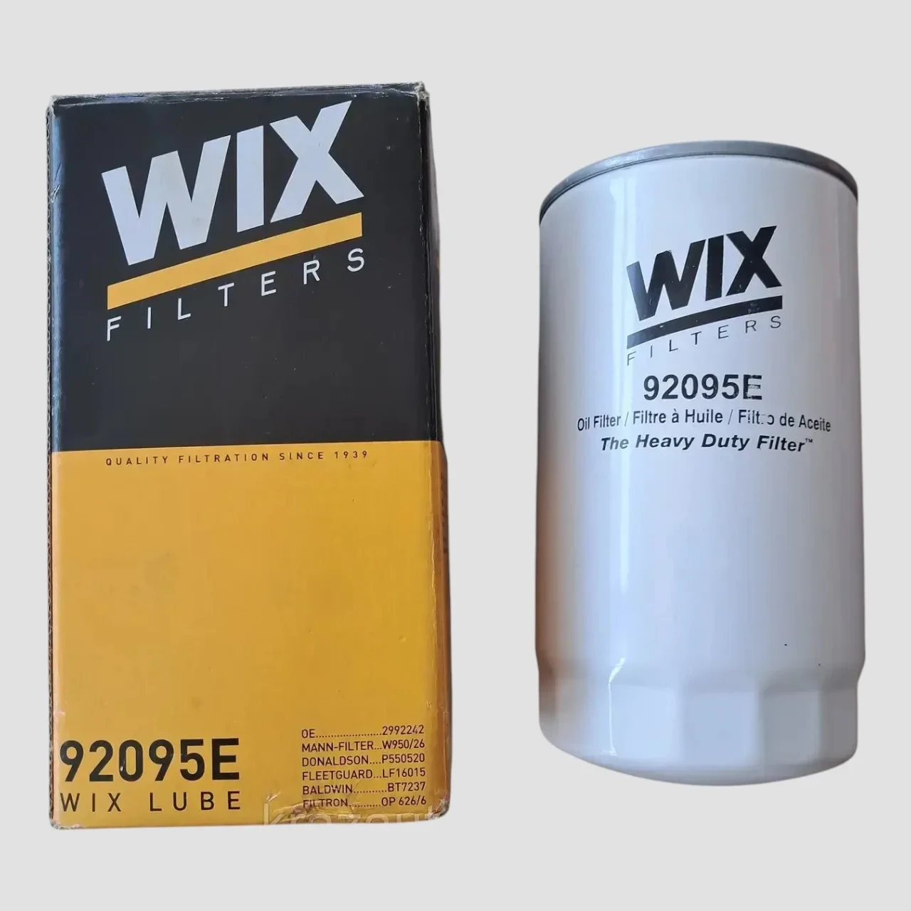 Фільтр оливний 92095E/OP626/6 (пр.во WIX-Filtr) 92095E, фото 1