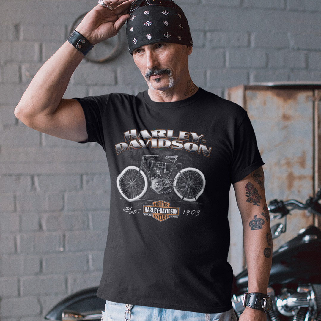 Футболка унісекс Harley Davidson - est 1903