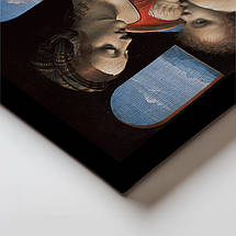 Картина на полотні "Леонардо да Вінчі, Мадонна Літта, Leonardo da Vinci, The Litta Madonna", 80×60см, фото 4