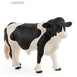 Розвиваючий набір фігурок Сім'я чорно-білих корів (4 шт) від Obetty, фото 4
