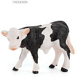 Розвиваючий набір фігурок Сім'я чорно-білих корів (4 шт) від Obetty, фото 6