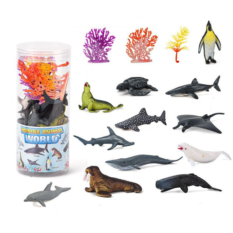 Набір фігурок Мешканці морів (12 шт) від Obetty, фото 1