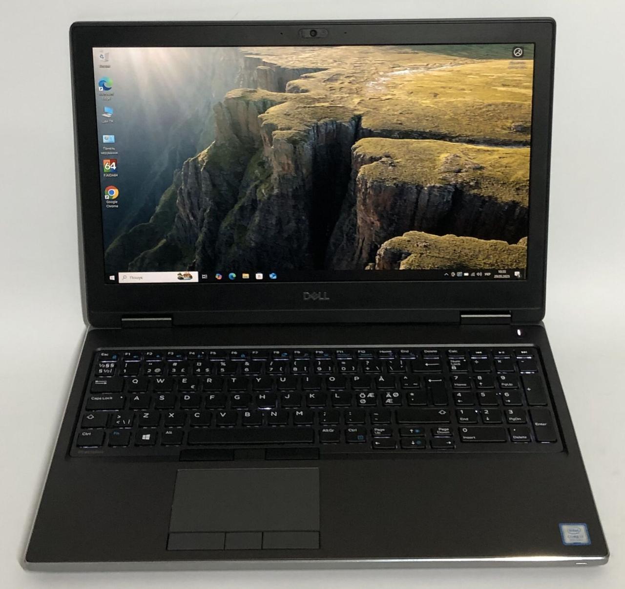 Б/в Ноутбук Б-клас Dell Precision 7540 15.6" 1920x1080| Core i7-9750H| 16 GB RAM| 256 GB SSD| UHD 630