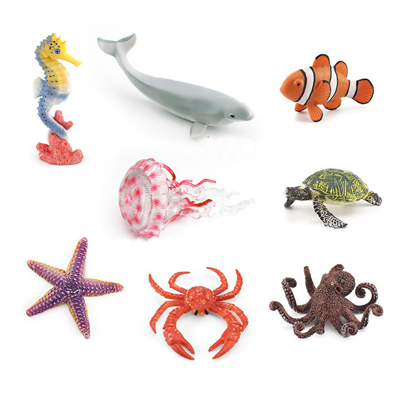 Набір фігурок Морські тварини (8 шт) від Obetty (109-580), фото 1
