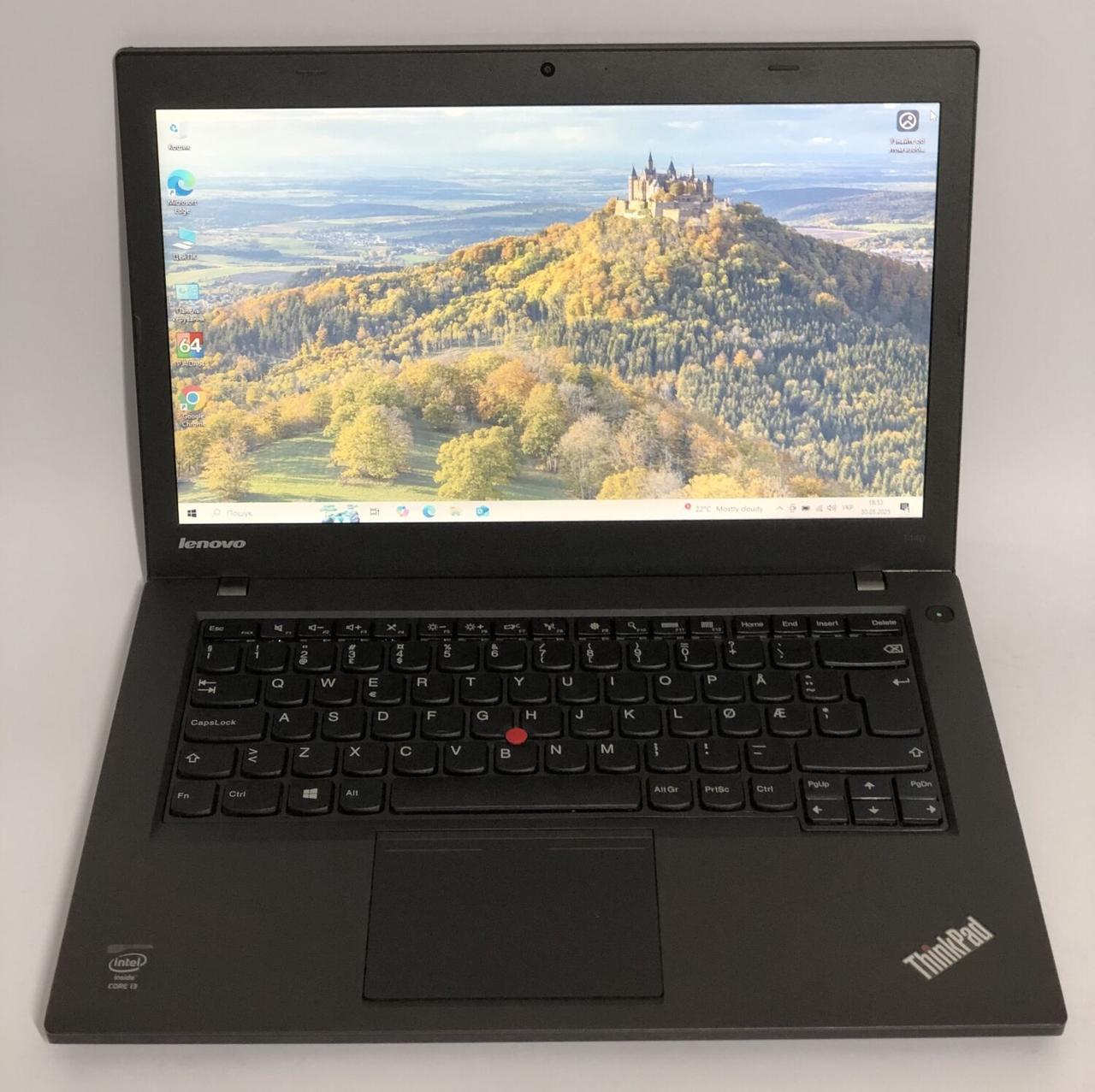 Б/в Ультрабук Lenovo ThinkPad T440 14" 1366x768| Core i3-4010U| 4 GB RAM| 128 GB SSD| HD 4400| Дві АКБ