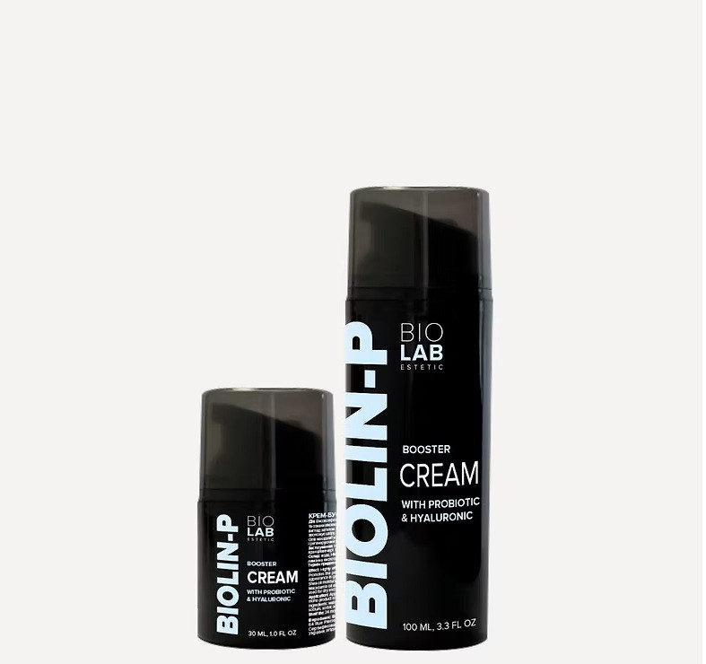 Крем-бустер з гіалуроновою кислотою та пробіотиком Booster cream with Probiotic & Hyaluronic BIOLAB Estetic,100мл