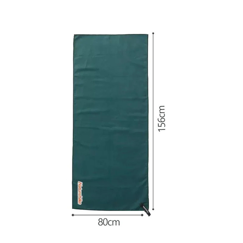 Рушник швидковисихаючий Naturehike CNK2300SS010, 156*80, темно-зелений