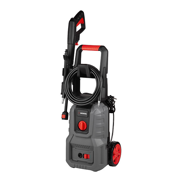 Мийка високого тиску 1600Вт, 6-7 л/хв, 90-130бар, шланг 5м INTERTOOL DT-1514