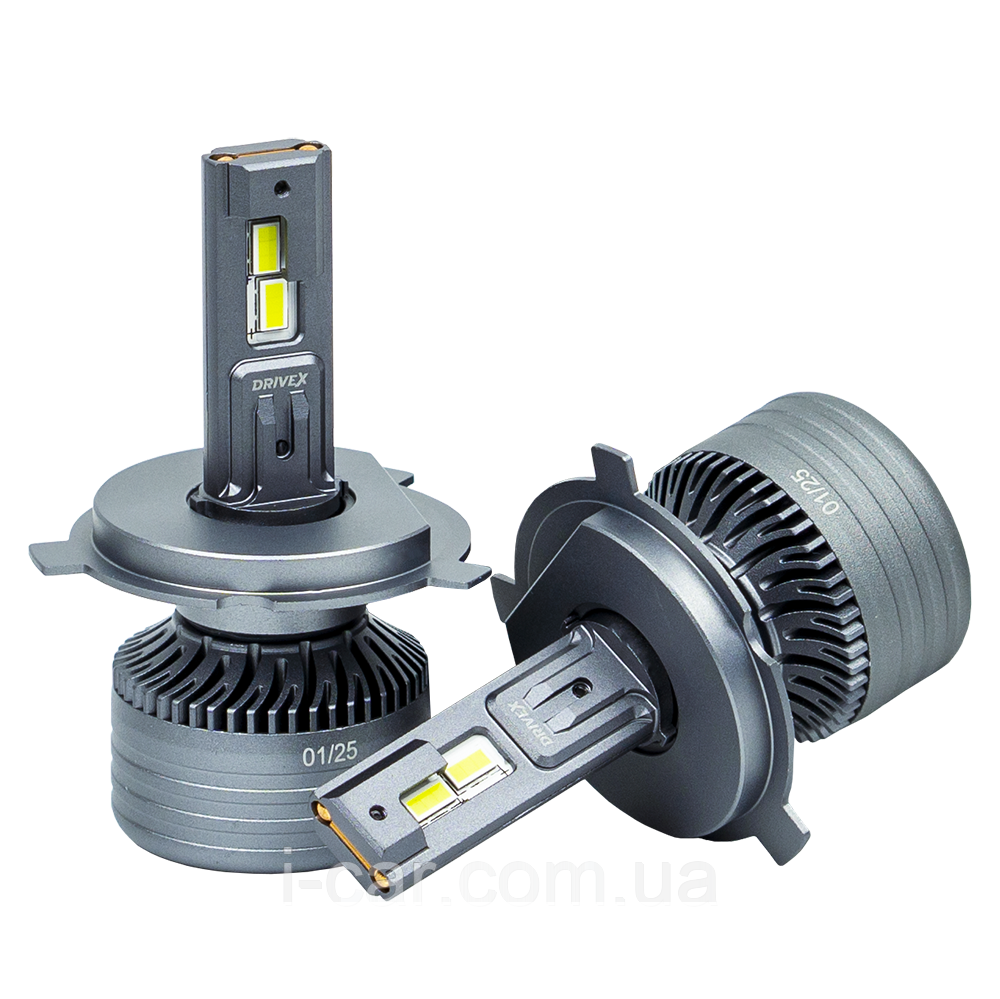 DriveX AL-12US H4 57Вт 9-36V 6000K 11000Lm Super CAN світлодіодні лампи, фото 1