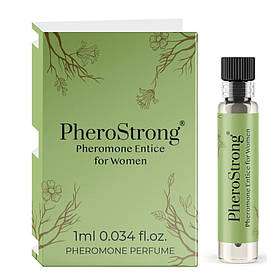 Пробник Парфуми для жінок PheroStrong Entice, з феромонами, 1 мл