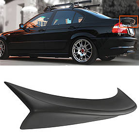 Спойлер DPT V-2 (4 дверки чорний глянець) для бмв 3 серія E-46 1998-2006 рр