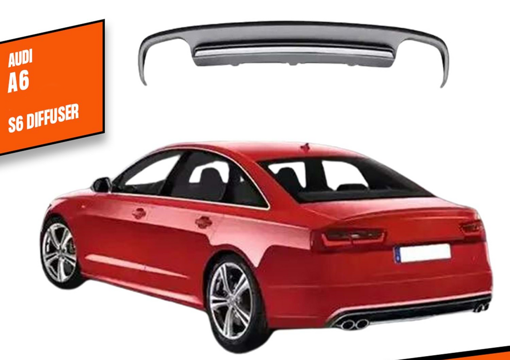 Дифузор заднього бампера DPT (2011-2014) для Ауди A6 C7 рр