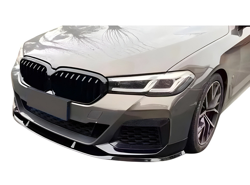 Накладка на передній бампер DPT Lip V2 (для M-Performance 2020-2024 чорний глянець) для бмв 5 серія G30/31 рр