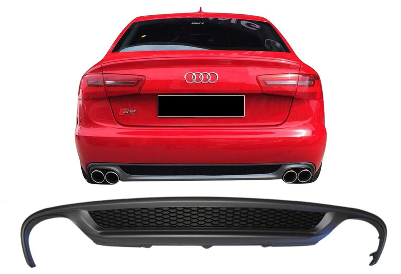 Дифузор заднього бампера DPT (2011-2015) для Ауди A6 C7 рр