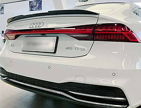 Спойлер DPT (чорний глянець) для Ауди A7 2018- рр