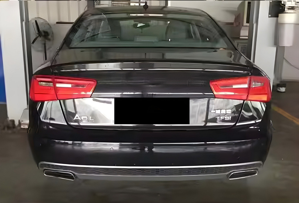 Задній дифузор з насадками DPT S-Line-style (2011-2015) для Ауди A6 C7 рр