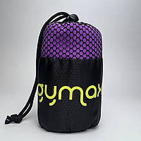 Рушник з мікрофібри Gymax Towel 50х90 см - швидкосохнучий, компактний, універсальний, фіолетовий