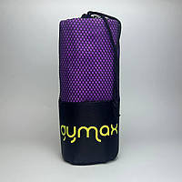 Рушник з мікрофібри Gymax Towel 110х175 см - швидкосохнучий, компактний, універсальний, фіолетовий
