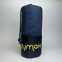 Рушник з мікрофібри Gymax Towel 110х175 см - швидкосохнучий, компактний, універсальний, синій