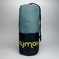 Рушник з мікрофібри Gymax Towel 110х175 см - швидкосохнучий, компактний, універсальний, голубий