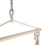 Гамак-крісло підвісне одномісне NILS CAMP NC3107, 103 х 99 см - синьо-біле, фото 6