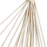 Гамак-крісло підвісне одномісне NILS CAMP NC3107, 103 х 99 см - синьо-біле, фото 9