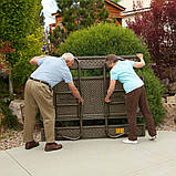 Стіл садовий LIFETIME і дві лавки 183 см 60112, фото 6