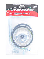 Колеса допоміжні металіцькі для дитячого велосипеда 12"-20" TW-08+HL-F22+03 ТМ Ардіс блістер 009 ORG