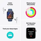 Смарт-годинник Apple Watch SE 2 (2024) GPS 40mm Starlight Aluminium Case with Lake Green Sport Loop (MXEH3QH/A), фото 4