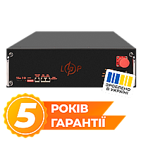 Акумулятор LP LiFePO4 51,2V - 100 Ah (5120Wh) (BMS SP 100A/50А) RM RS485/CAN LCD BL