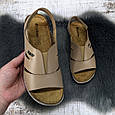 Сандалі босоніжки жіночі Inblu бежеві шкіряні 4955, фото 6
