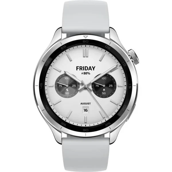 Смарт-годинник Xiaomi Watch S4 Silver (BHR9197GL)
