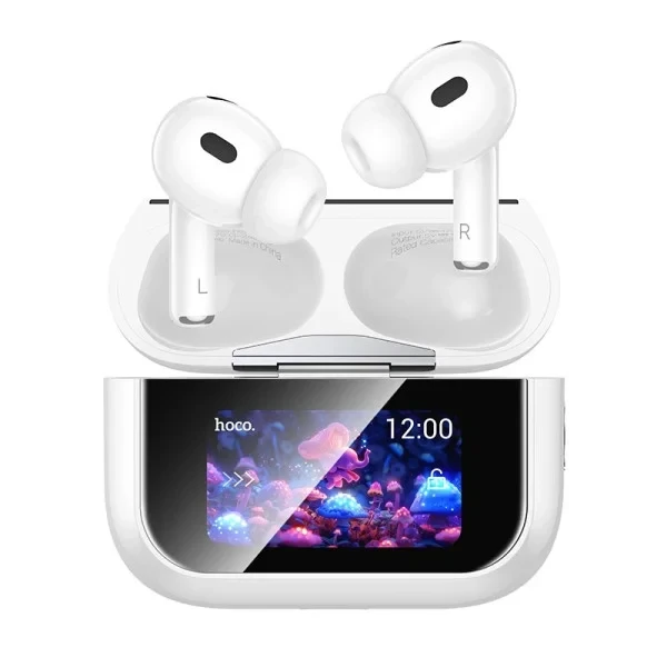 Бездротові навушники Hoco EW79 Bright with Touch Screen White