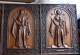 Різьблена ікона Божої Матері «Нерушима стіна», фото 3