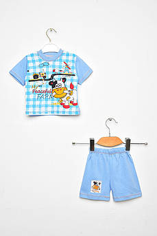 Костюм дитячий для хлопчика блакитного кольору 203424M