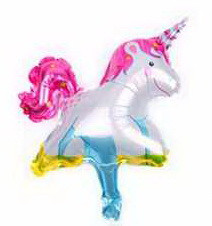 Міні кулька фольгований "Єдиноріг" Розмір: 49см*33см. Пр-під:Китай