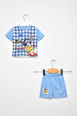 Костюм дитячий для хлопчика блакитного кольору р.2 203422T Безкоштовна доставка